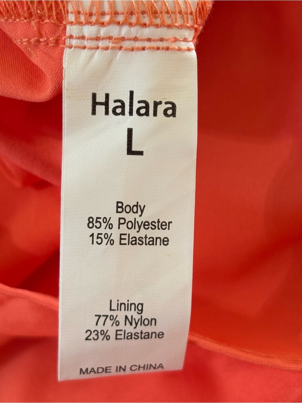 Halara Breezeful Racerback High Low Midi Dress L Coral Built In Bra NWT Resort - Picture 7 of 10